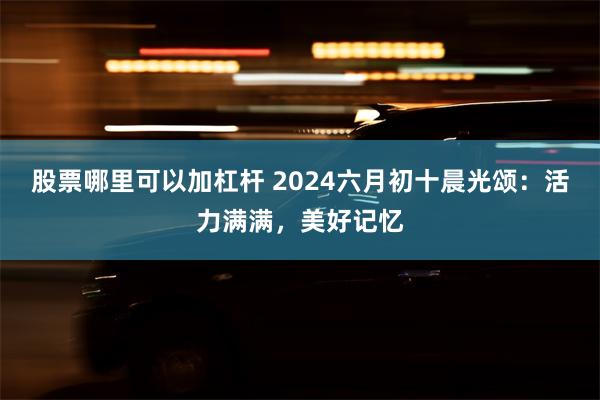 股票哪里可以加杠杆 2024六月初十晨光颂：活力满满，美好记忆