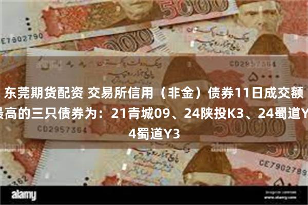 东莞期货配资 交易所信用（非金）债券11日成交额最高的三只债券为：21青城09、24陕投K3、24蜀道Y3