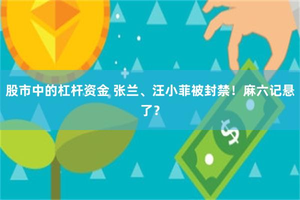 股市中的杠杆资金 张兰、汪小菲被封禁！麻六记悬了？