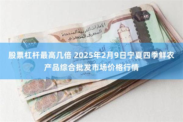 股票杠杆最高几倍 2025年2月9日宁夏四季鲜农产品综合批发市场价格行情