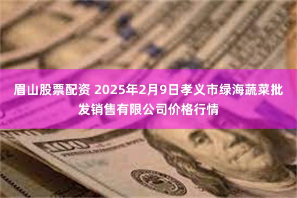 眉山股票配资 2025年2月9日孝义市绿海蔬菜批发销售有限公司价格行情